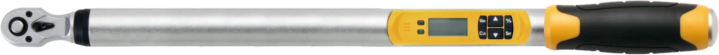 STAND DG-II Digital Torque Wrench – Yellow/Black Handle, Fixed Head — models 11060261, 11060262