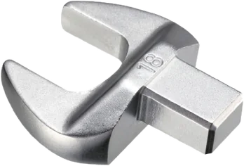 Open-ended insert for interchangeable torque wrench